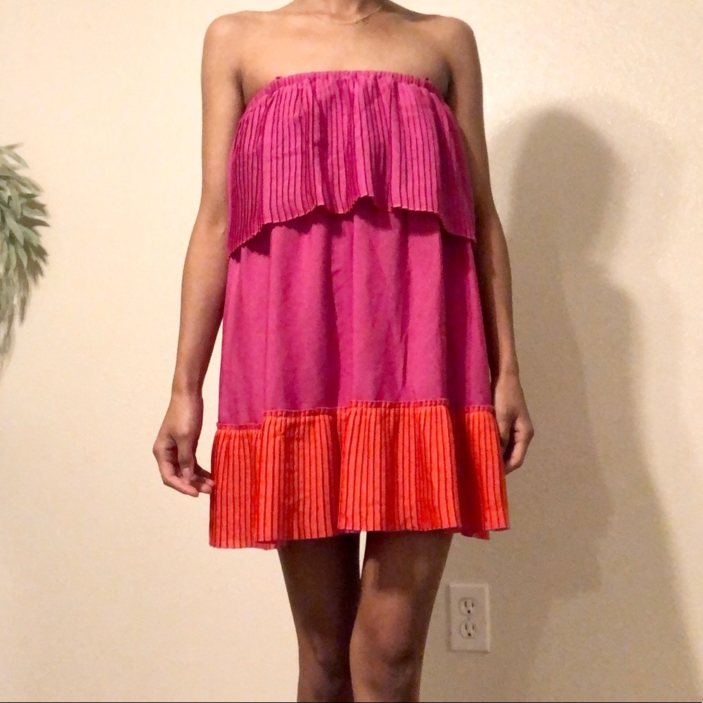 Bright colored dress